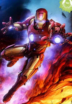 Iron Man - Iron Man Fine Art Print by Jeehyung Lee
