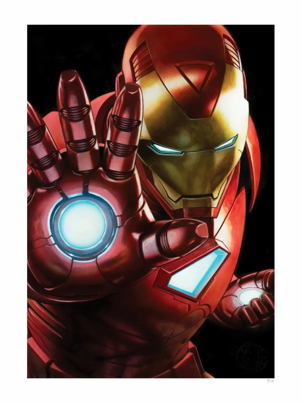 Iron Man - Iron Man Fine Art Print by Adi Granov