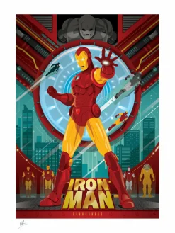 Iron Man - Iron Man Fine Art Print by Mike Mahle