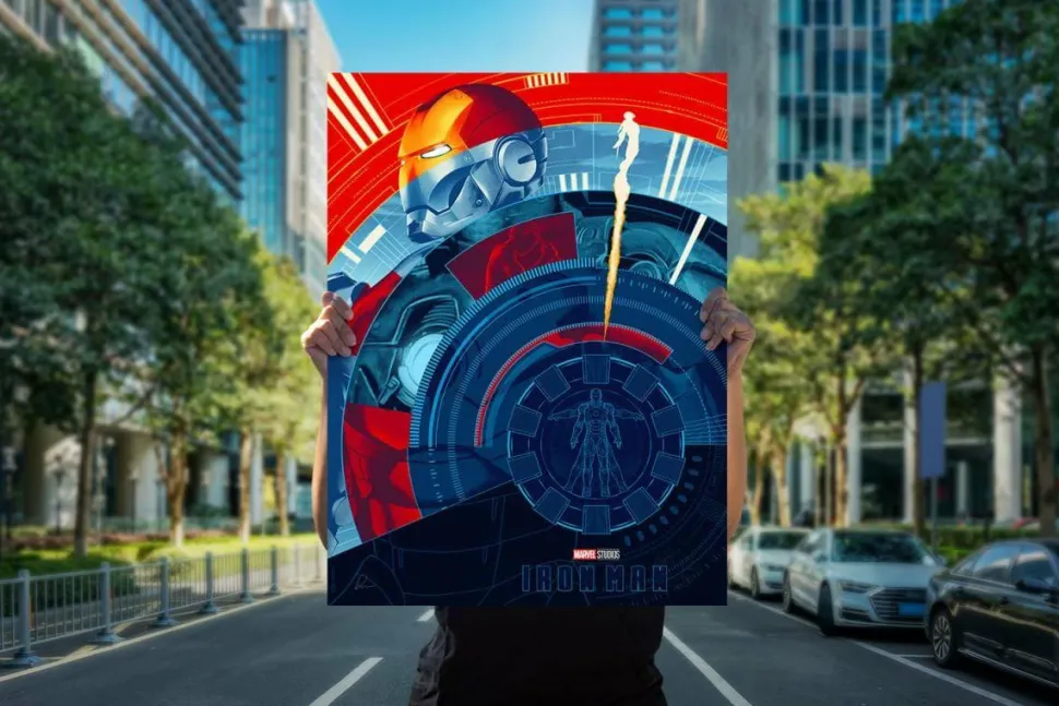 Iron Man - Iron Man Fine Art Print by Doaly