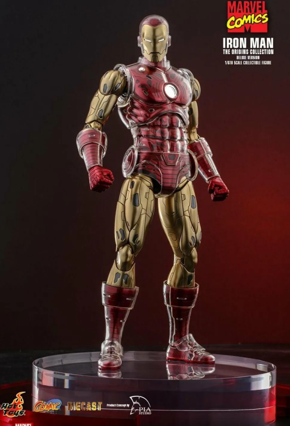 Iron Man - Iron Man The Origins Collection Deluxe 1/6th Scale Die-Cast Hot Toys Action Figure