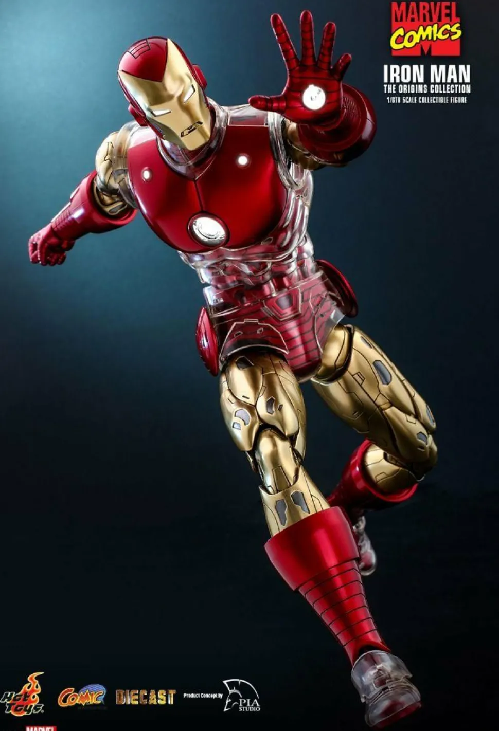 Iron Man - Iron Man The Origins Collection 1/6th Scale Die-Cast Hot Toys Action Figure
