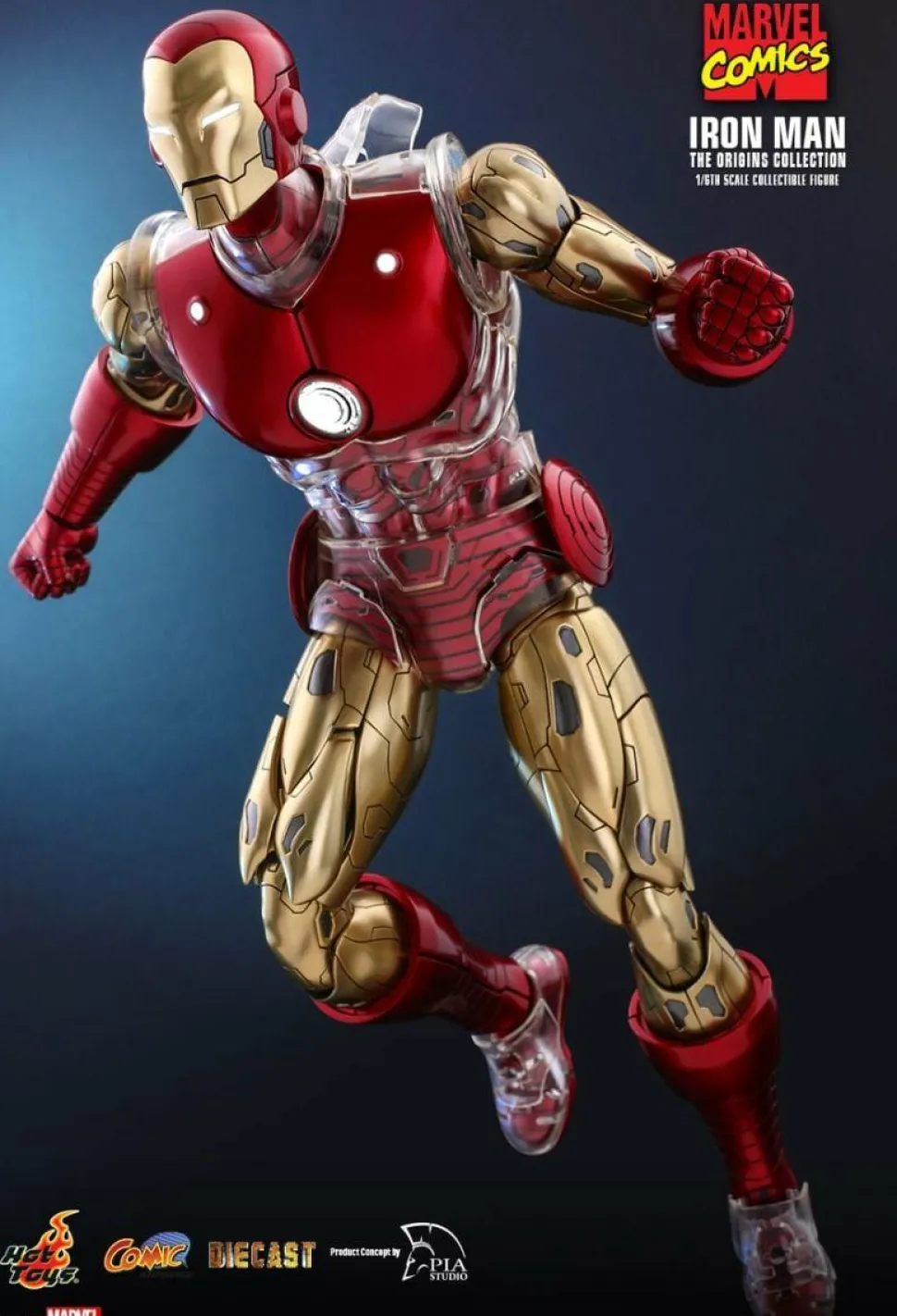 Iron Man - Iron Man The Origins Collection 1/6th Scale Die-Cast Hot Toys Action Figure