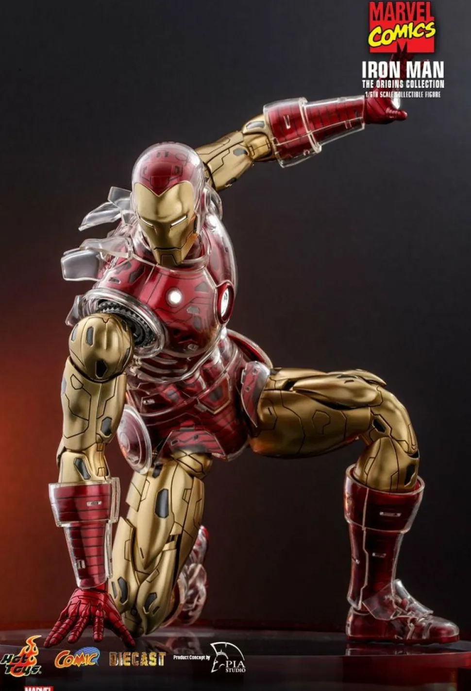 Iron Man - Iron Man The Origins Collection 1/6th Scale Die-Cast Hot Toys Action Figure
