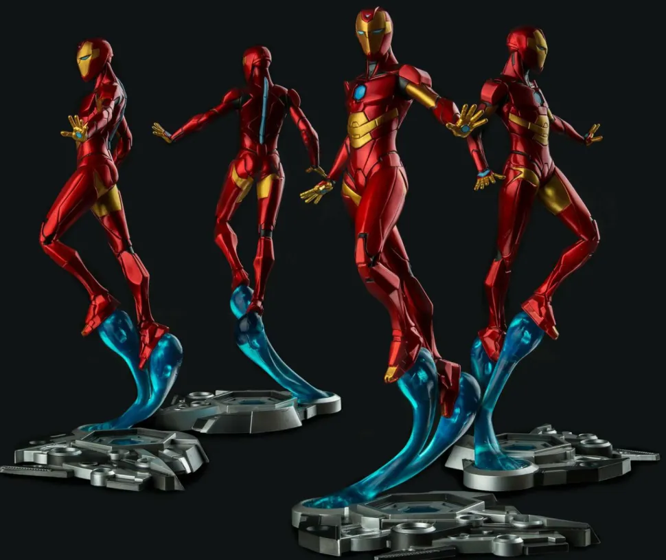 Iron Man - Ironheart Marvel Gallery 11” PVC Diorama Statue