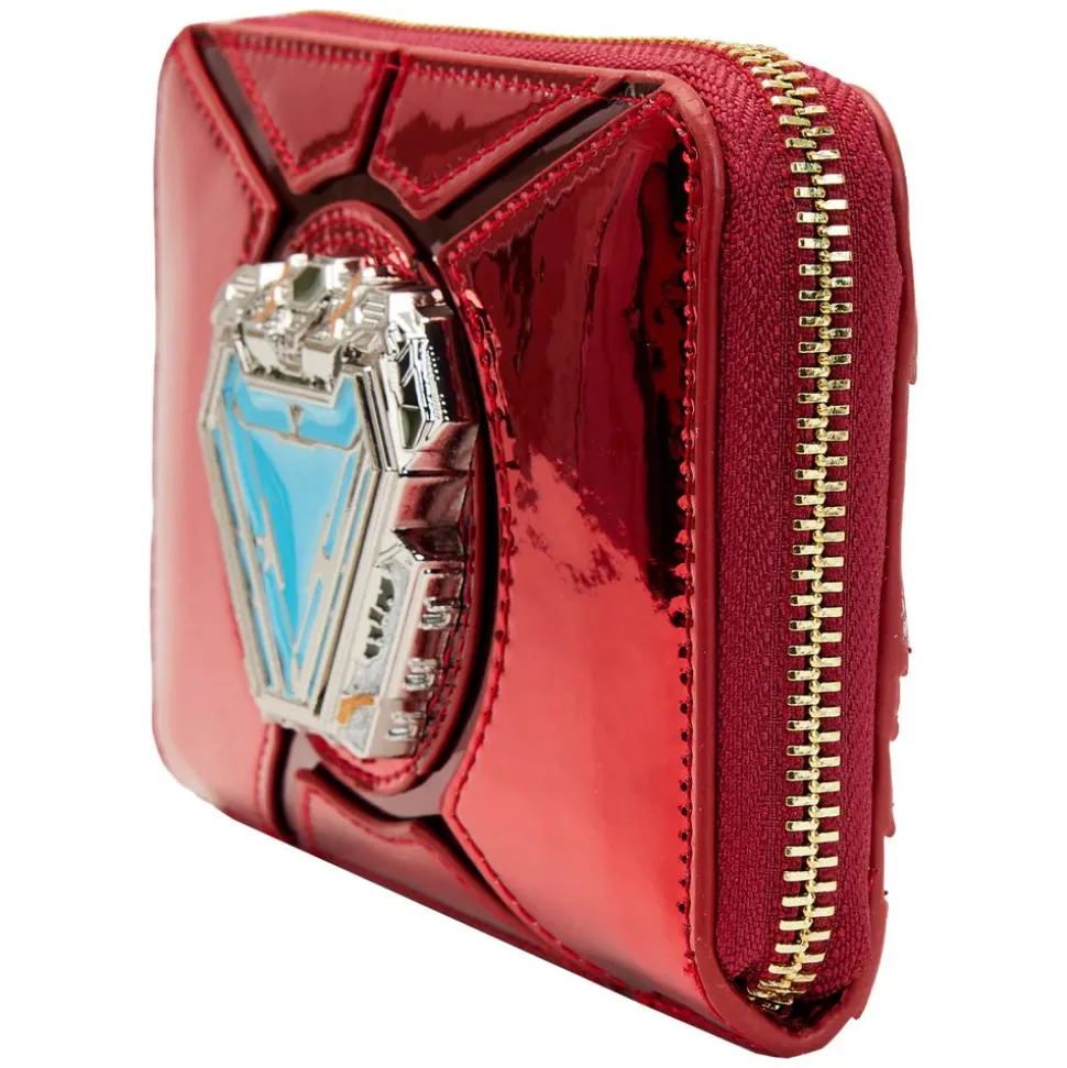 Iron Man - 15th Anniversary Cosplay 4” Faux Leather Zip-Around Wallet