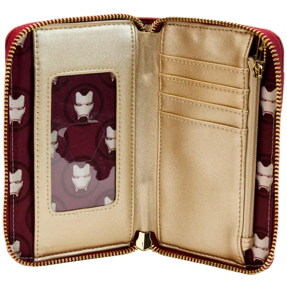 Iron Man - 15th Anniversary Cosplay 4” Faux Leather Zip-Around Wallet