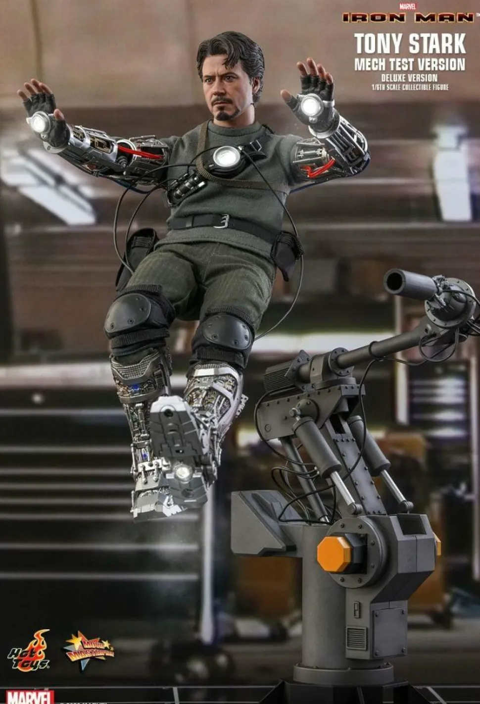 Iron Man - Tony Stark Mech Test Version Deluxe 1/6th Scale Hot Toys Action Figure