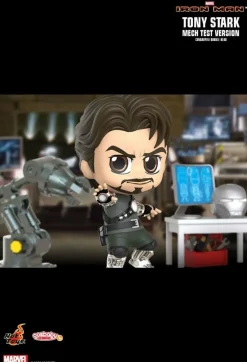 Iron Man - Tony Stark Mech Test Version Cosbaby (S) Hot Toys Figure Collectible Set