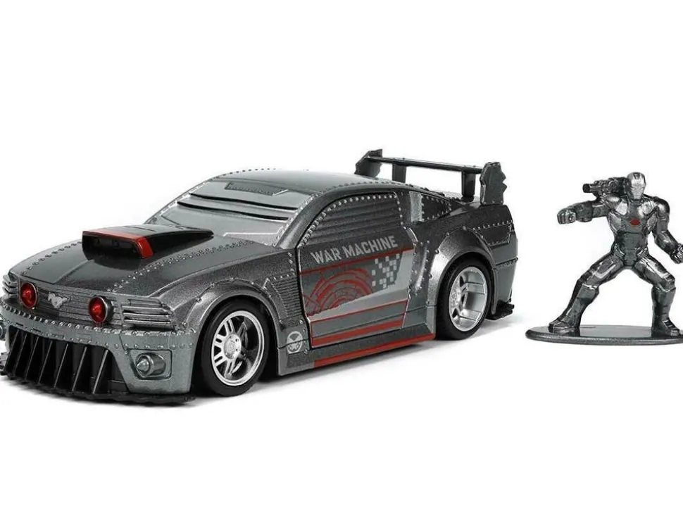 Iron-Man - War Machine with 2006 Ford Mustang GT 1/32 Scale Die-Cast Vehicle Replica