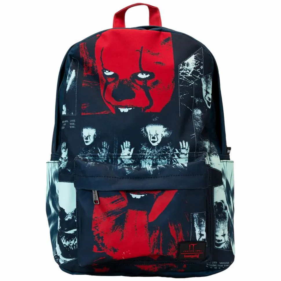 It (2017) - I Heart Horror Pennywise Glow in the Dark 17" Nylon Backpack