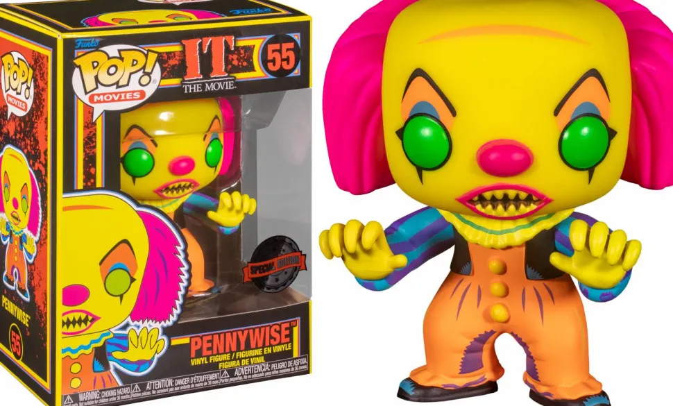 It (1990) - Pennywise Blacklight Pop! Vinyl Figure