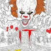 It (2017) - The Official Colouring Book Paperback Book