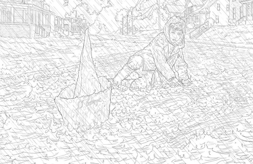 It (2017) - The Official Colouring Book Paperback Book