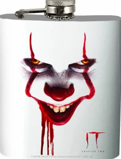 It: Chapter Two - Pennywise Stainless Steel Hip Flask