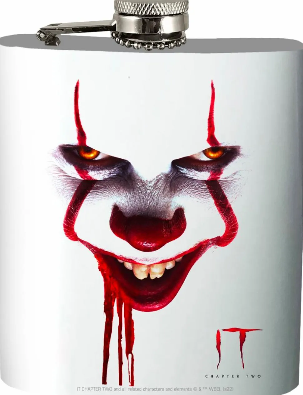 It: Chapter Two - Pennywise Stainless Steel Hip Flask