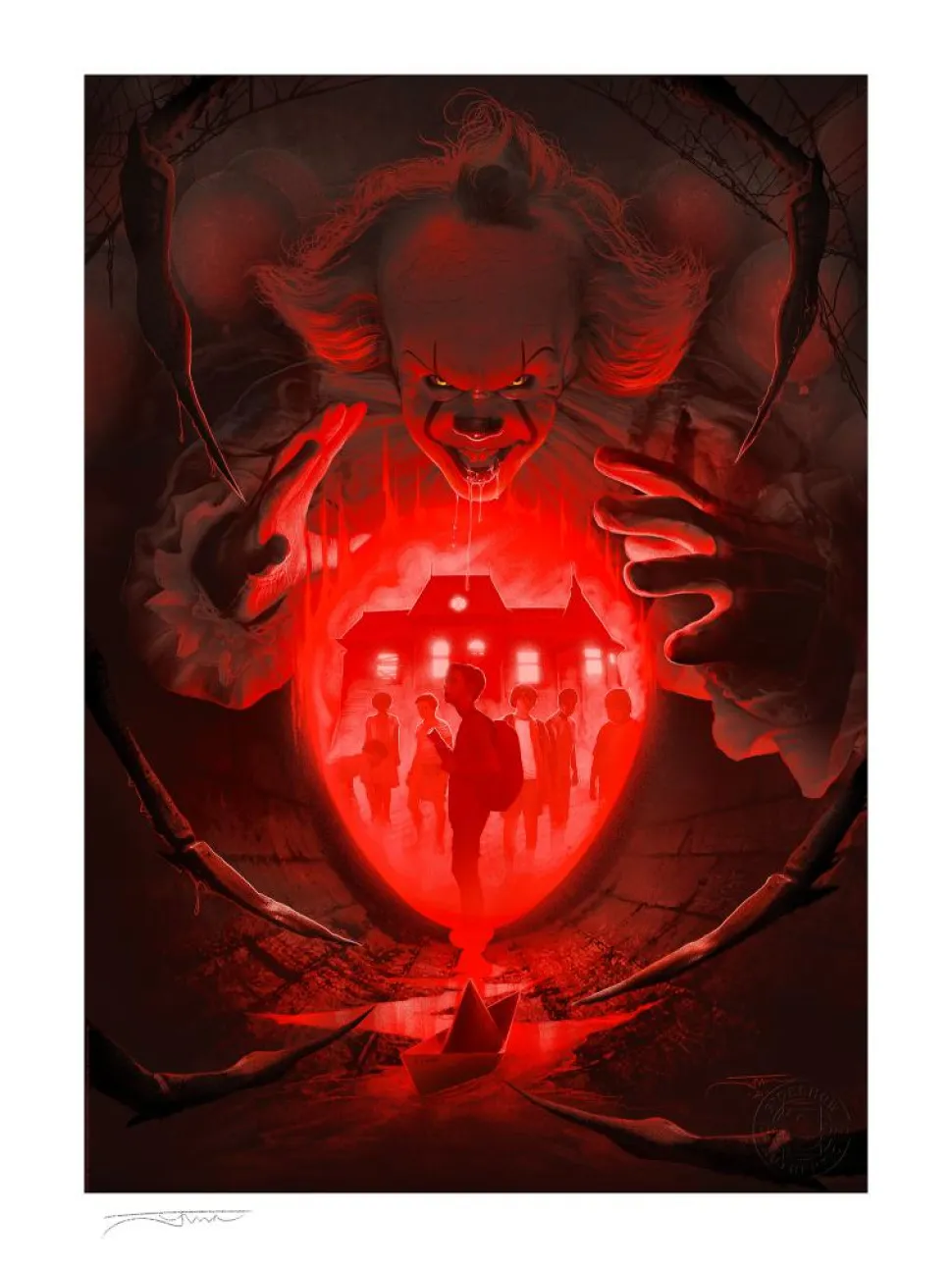It: Chapter Two - You'll Float Too Fine Art Print by Juan Ramos