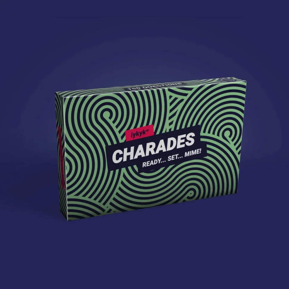 IYKYK - Charades: Ready... Set... Mime! Edition Trivia Card Game
