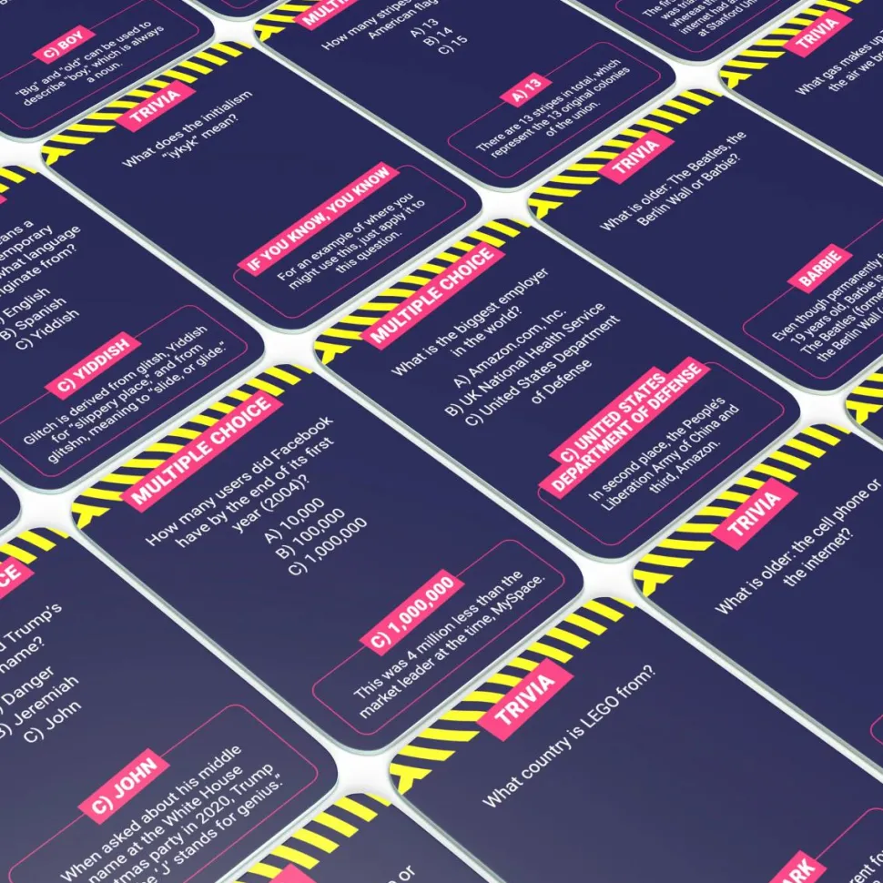 IYKYK - General Knowledge Edition Trivia Card Game