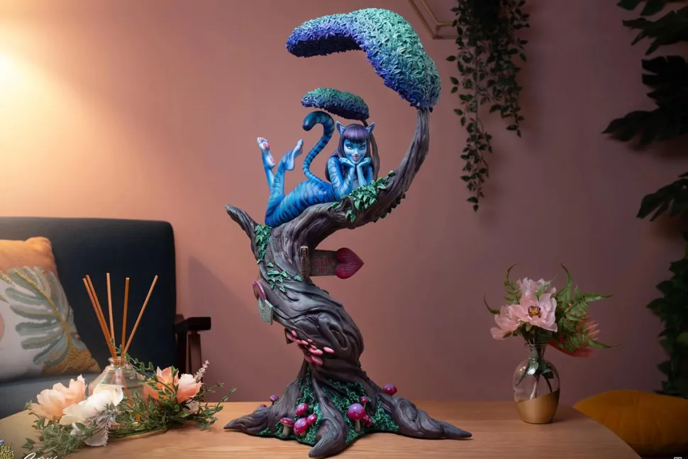J. Scott Campbell's Fairytale Fantasies - Lady Cheshire Cat Deluxe Edition 25" Statue