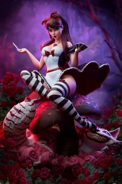J. Scott Campbell’s Fairytale Fantasies - Alice in Wonderland Game of Hearts Edition 13” Statue