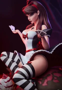 J. Scott Campbell’s Fairytale Fantasies - Alice in Wonderland Game of Hearts Edition 13” Statue