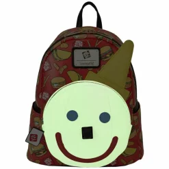 Jack in the Box - Antenna Ball Jack Glow in the Dark 10" Faux Leather Mini Backpack