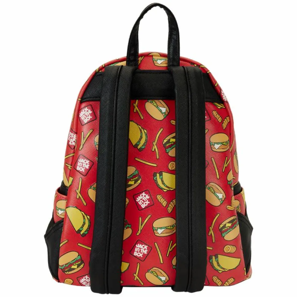 Jack in the Box - Antenna Ball Jack Glow in the Dark 10" Faux Leather Mini Backpack