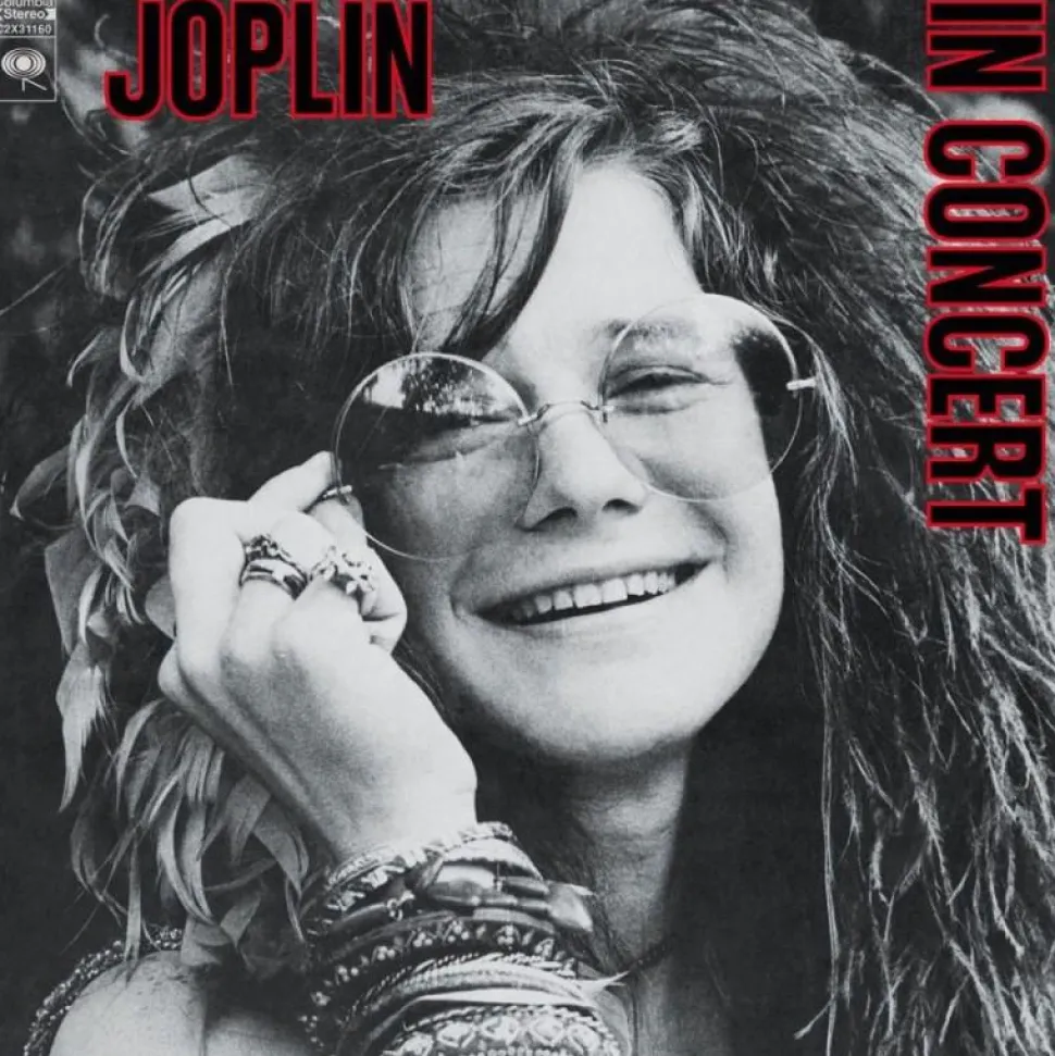 Janis Joplin - Joplin In Concert 2xLP Vinyl Record (Black & White Marbled Vinyl)