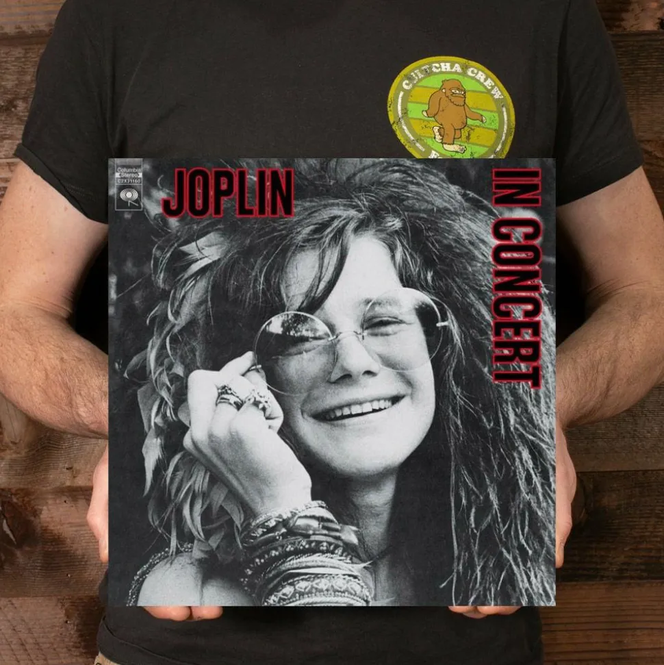Janis Joplin - Joplin In Concert 2xLP Vinyl Record (Black & White Marbled Vinyl)