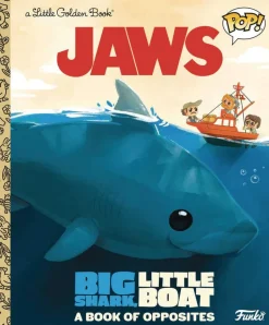 Jaws - Big Shark, Little Boat: A Book of Opposites Funko Pop! Little Golden Book Hardcover Book