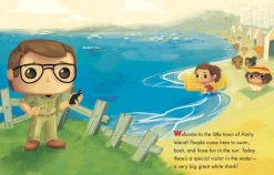 Jaws - Big Shark, Little Boat: A Book of Opposites Funko Pop! Little Golden Book Hardcover Book