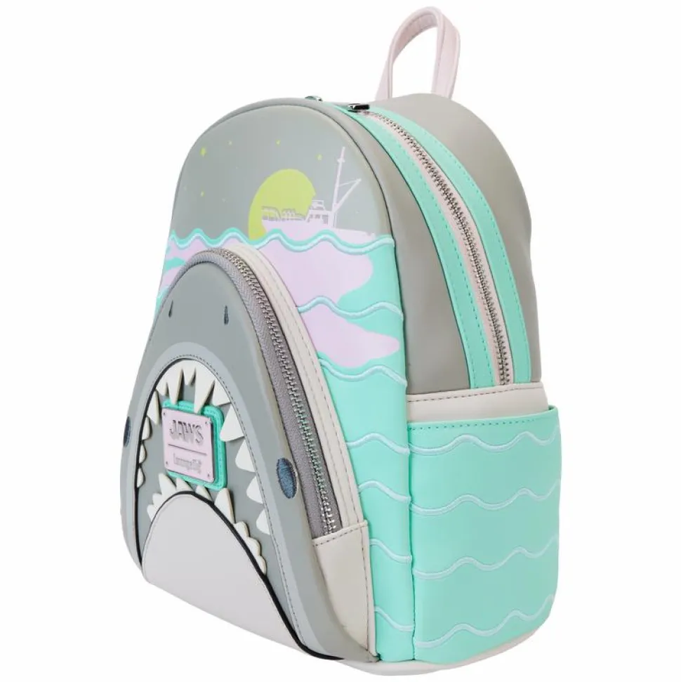 Jaws - Jaws Glow in the Dark 10" Faux Leather Mini Backpack