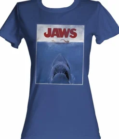 Jaws - Poster Navy Female T-Shirt
