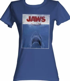Jaws - Poster Navy Female T-Shirt