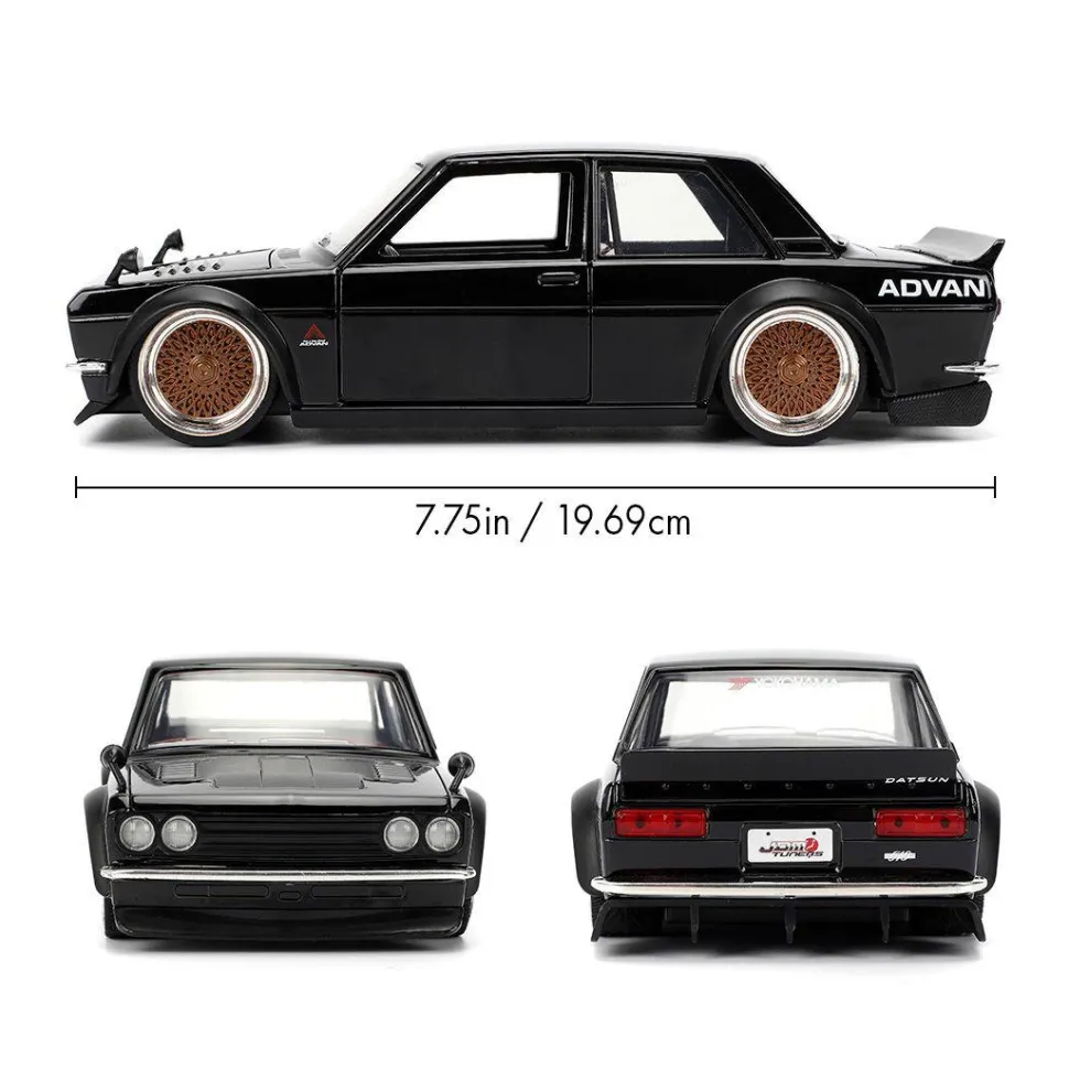 JDM Tuners - 1973 Datsun 510 1/24th Scale Die-Cast Vehicle Replica