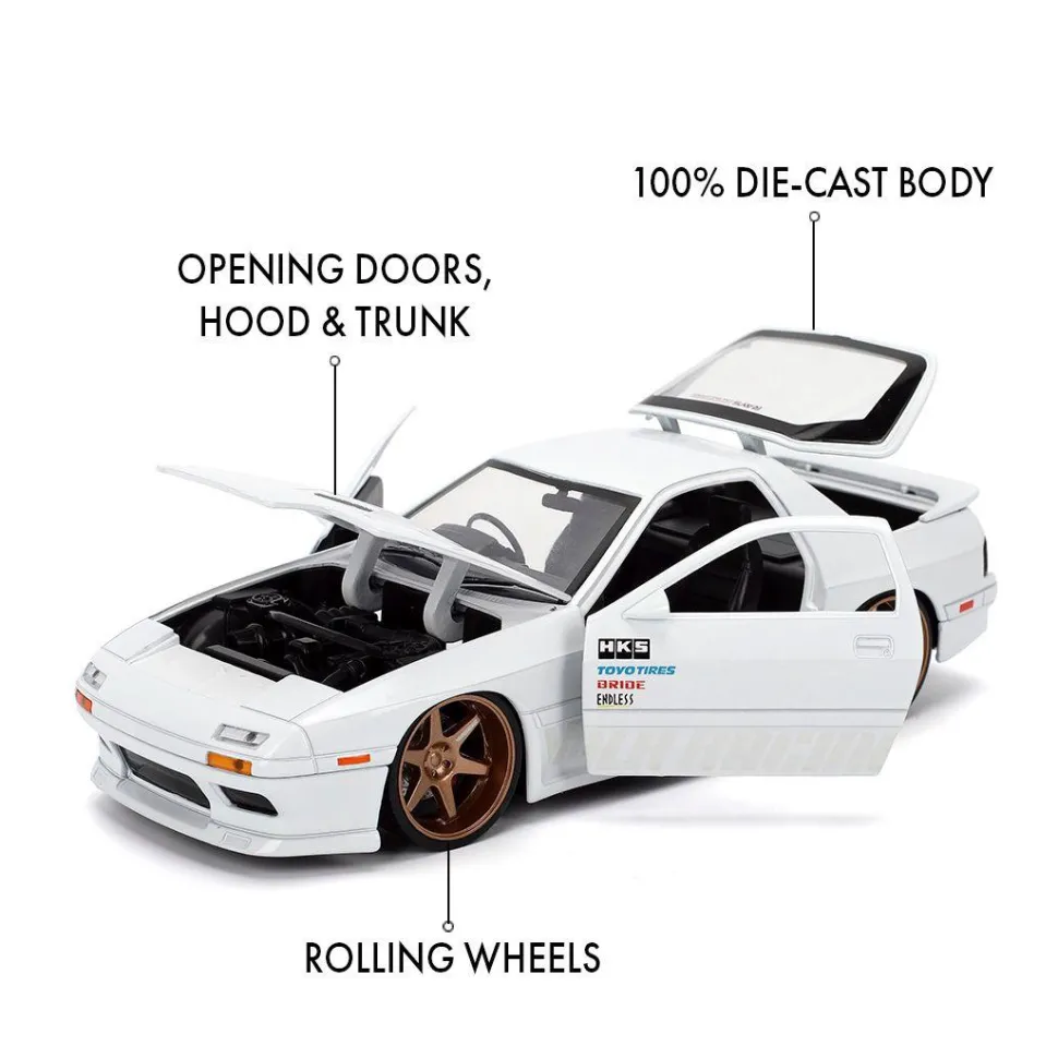 JDM Tuners - 1985 Mazda RX7 (FC) 1/24th Scale Die-Cast Vehicle Replica