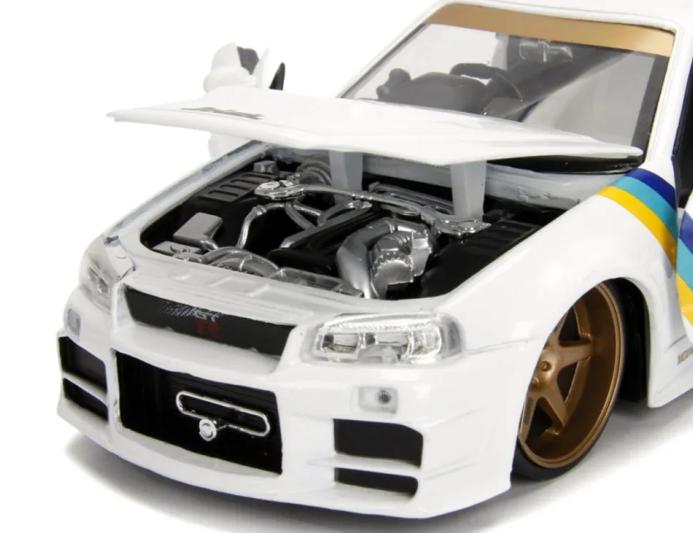 JDM Tuners - 2002 Nissan Skyline GT-R (R34) 1/24th Scale Die-Cast Vehicle Replica
