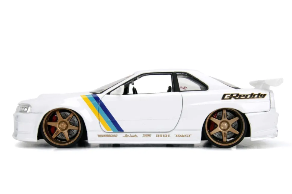 JDM Tuners - 2002 Nissan Skyline GT-R (R34) 1/24th Scale Die-Cast Vehicle Replica