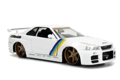 JDM Tuners - 2002 Nissan Skyline GT-R (R34) 1/24th Scale Die-Cast Vehicle Replica