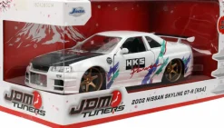 JDM Tuners - 2002 Nissan Skyline GTR R34 1/24th Scale Die-Cast Vehicle Replica