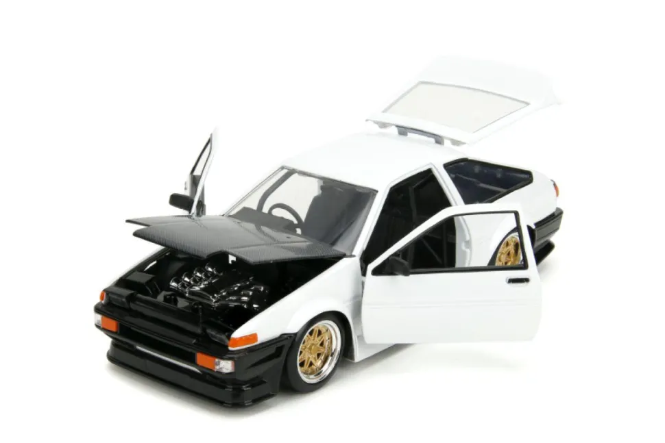 JDM Tuners - 1986 Toyota Trueno AE86 1/24th Scale Die-Cast Vehicle Replica