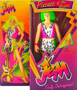 Jem and The Holograms - Pizzazz ReAction 3.75” Action Figure in Box Packaging (2022 SDCC Exclusive)