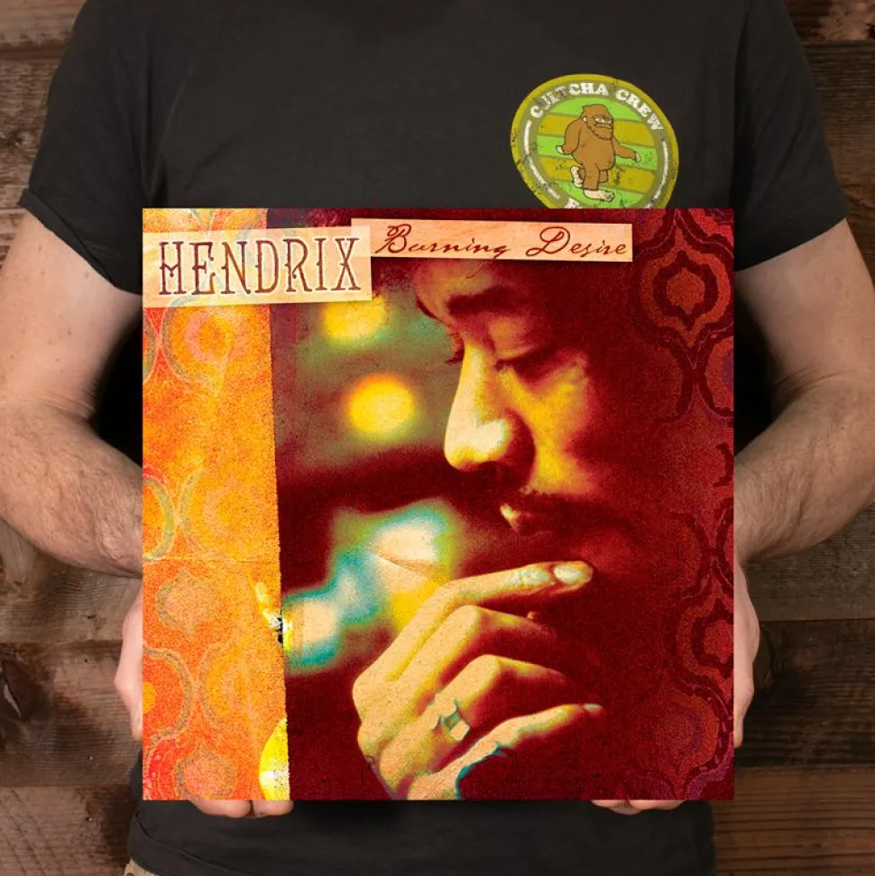 Jimi Hendrix - Burning Desire 2xLP Vinyl Record (2022 Black Friday Record Store Day Exclusive Translucent Orange & Red Coloured Vinyl)
