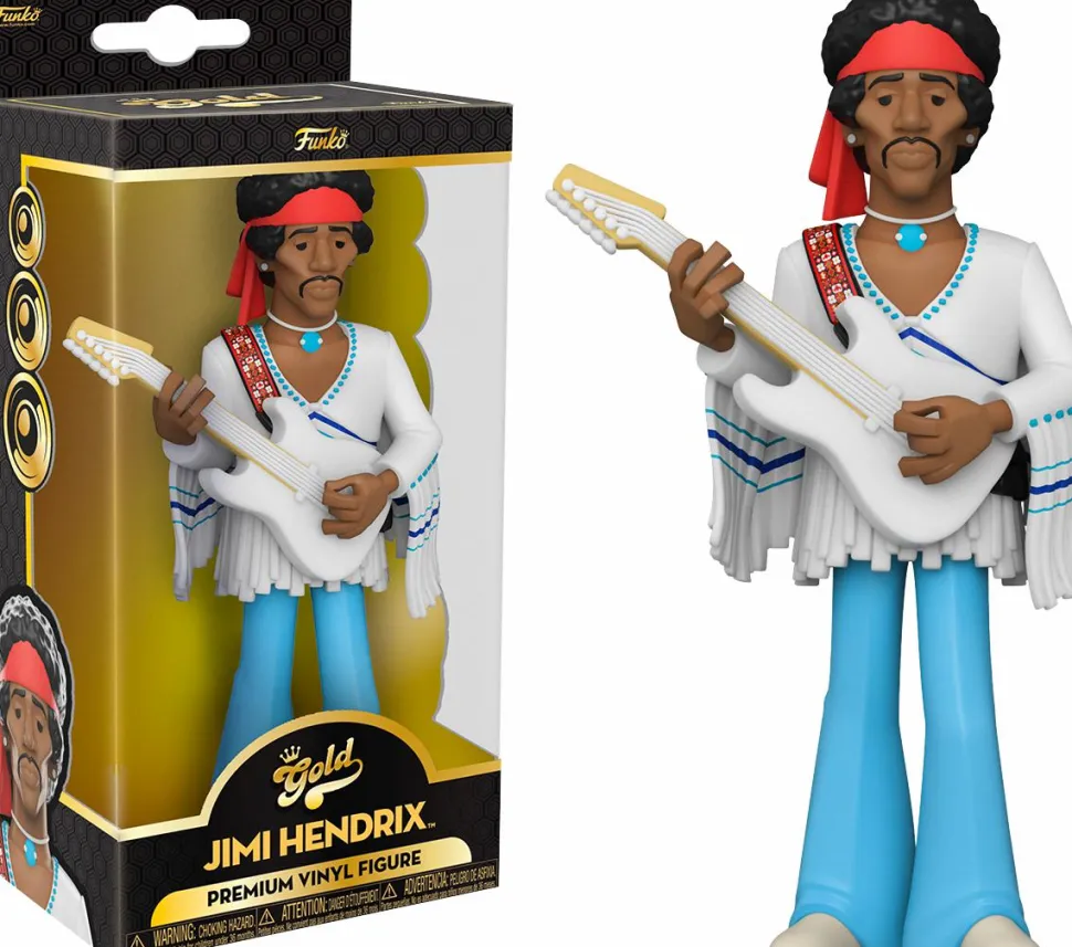 Jimi Hendrix - Jimi Hendrix 5” Gold Premium Vinyl Figure