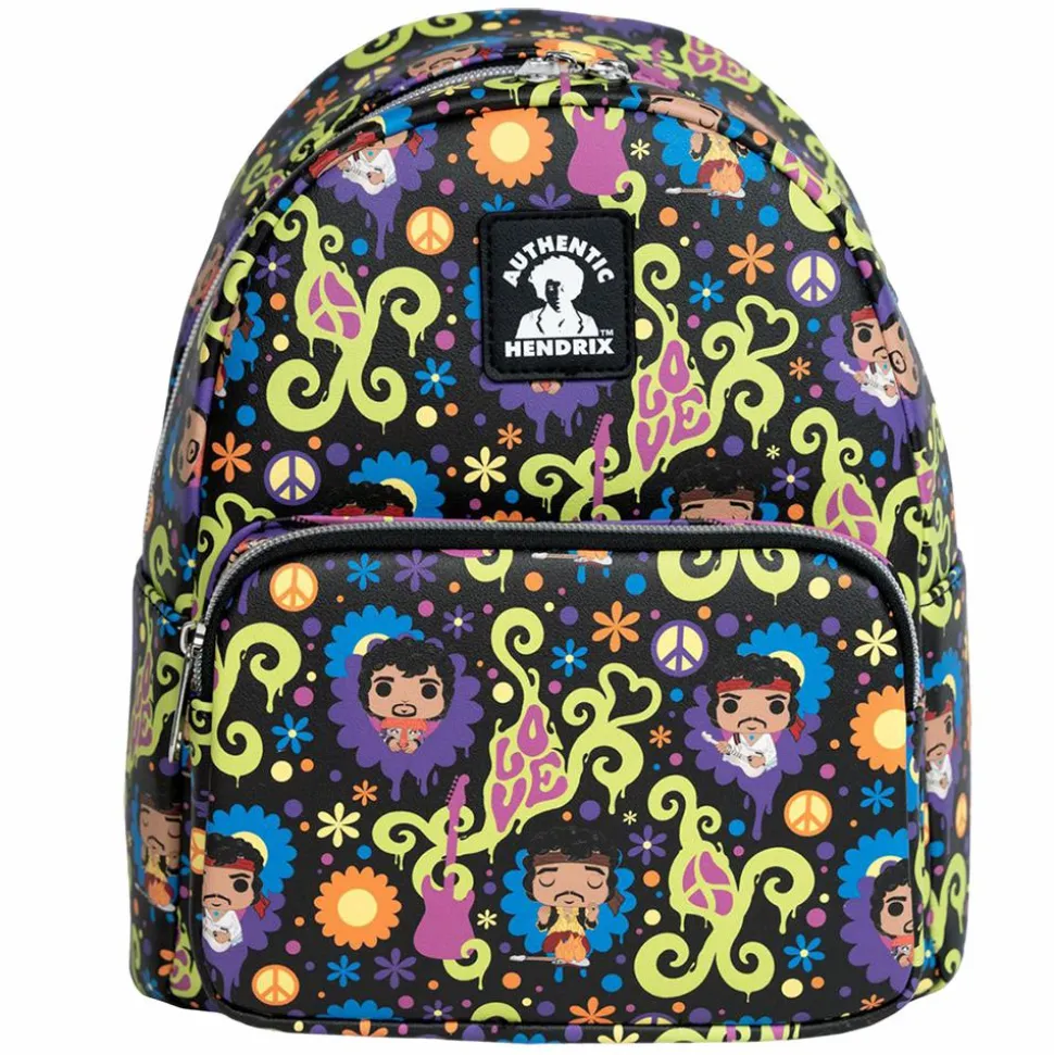 Jimi Hendrix - Love & Flowers Mini Backpack