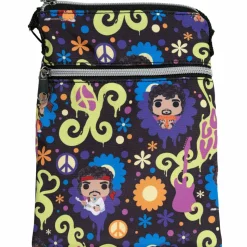 Jimi Hendrix - Love & Flowers Passport Crossbody Bag