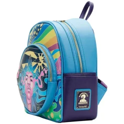 Jimi Hendrix - Psychedelic Landscape Glow in the Dark 11” Faux Leather Mini Backpack