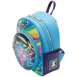 Jimi Hendrix - Psychedelic Landscape Glow in the Dark 11” Faux Leather Mini Backpack