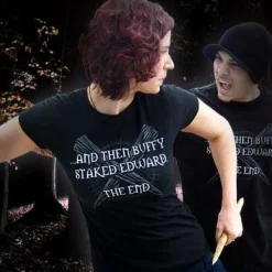 J!nx - ...And then Buffy Staked Edward. The End. Female T-Shirt